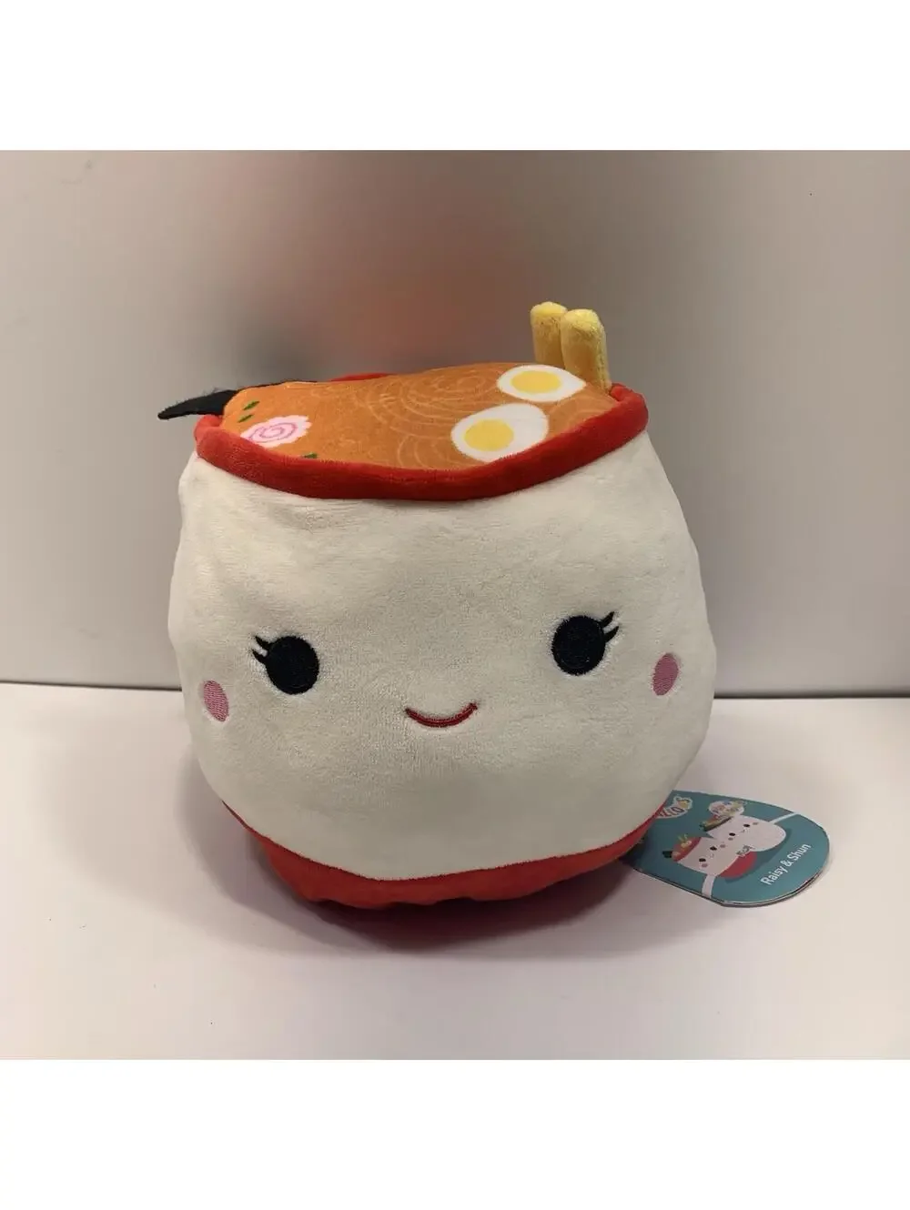 Squishmallows 2-1 Flipamallows Raisy The Ramen & Shun Sushi Plus 6